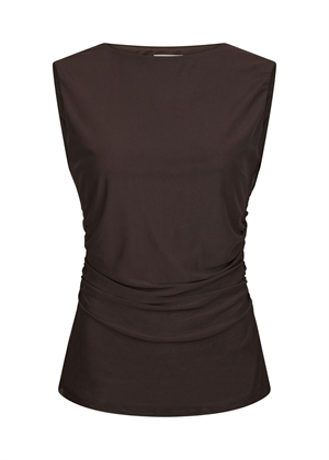 Liblana mesh top Dark Brown Neo Noir 